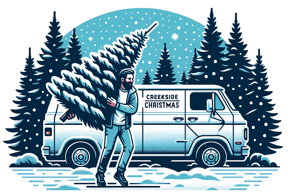 Real Christmas Tree Delivery in London Order Online Creekside Chri