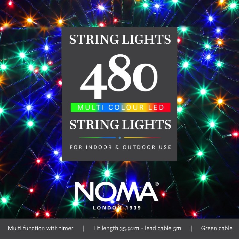 Multi-Coloured String Lights