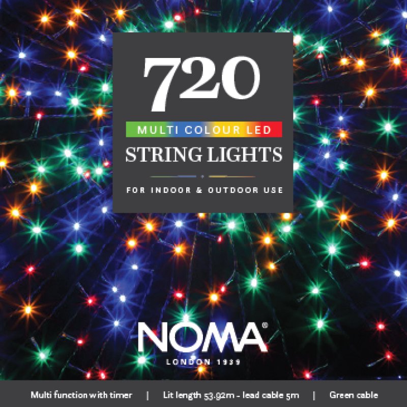 Multi-Coloured String Lights
